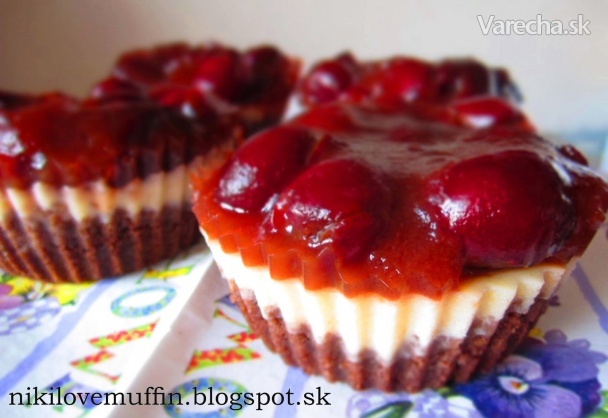 Mini cherry cheesecake recept