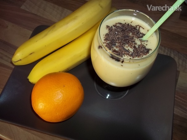 Banánovo-pomarančový koktail (fotorecept) recept