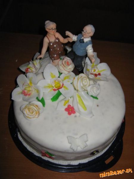 Torta k výročiu svadby pre rodičov