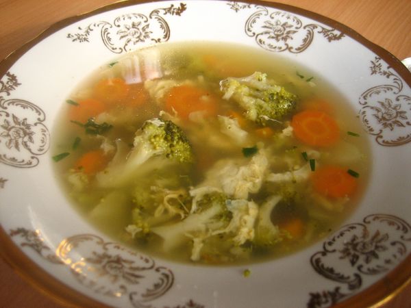FOTORECEPT: Brokolicová polievka s mrkvou