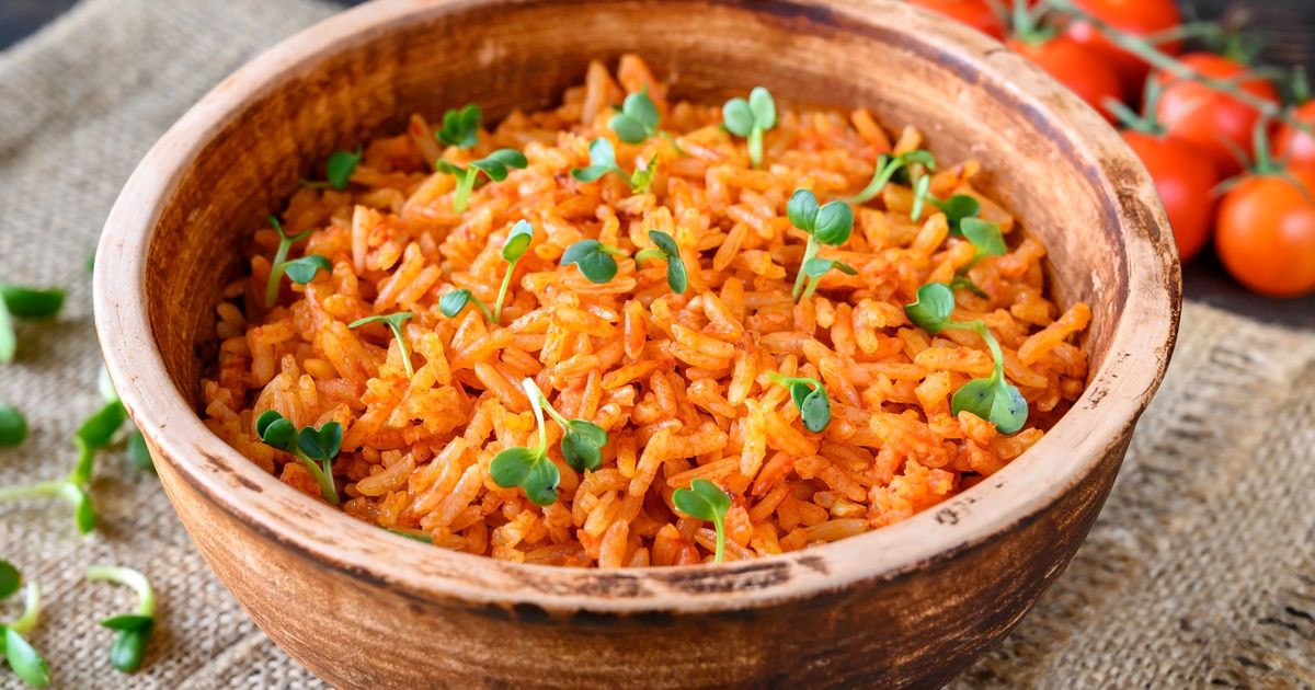 Červená ryža (Arroz rojo) recept 35min.