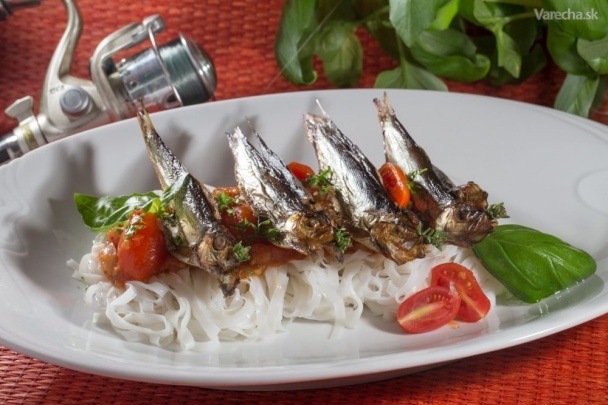 Pražené sardinky na paradajkách recept