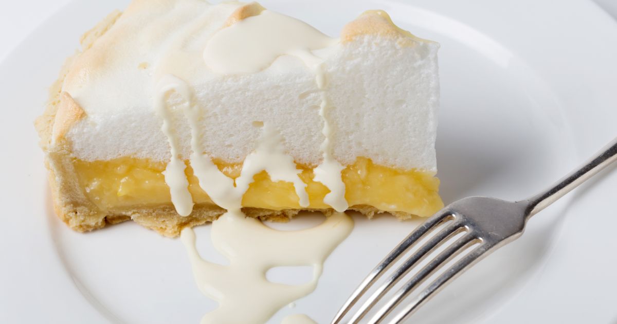 Citrónový koláč so snehom Lemon meringue pie, fotogaléria 1 / 1.