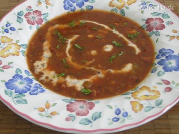 Šošovicovo-paradajková polievka recept
