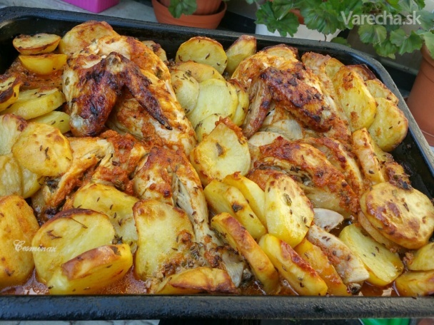 Horčicové kura na rascových zemiakoch (fotorecept) recept ...
