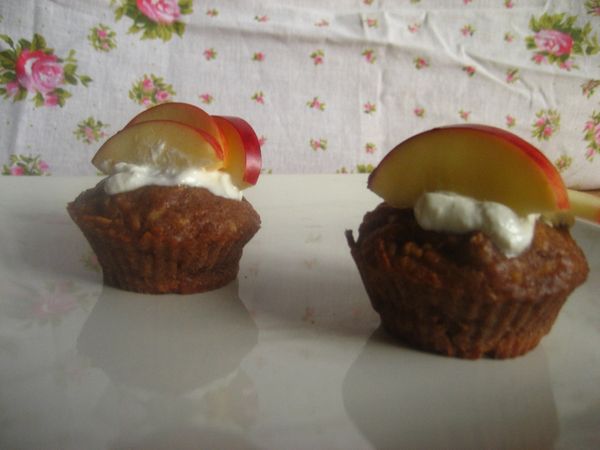 FOTORECEPT: Jablkové muffiny