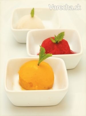 Ovocné sorbety (liči, mango, ríbezľové) recept
