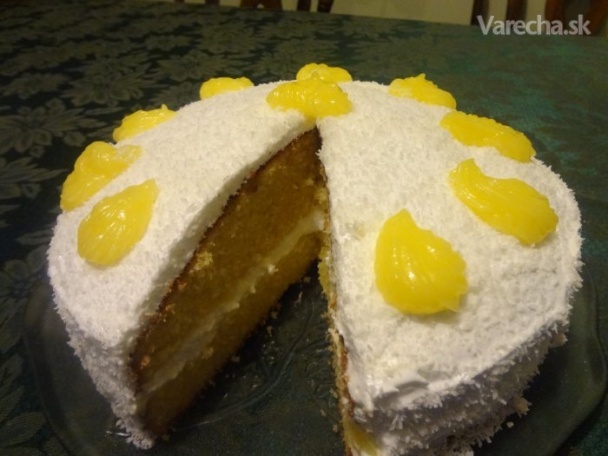 Citrónová torta s bielkovým krémom (fotorecept)