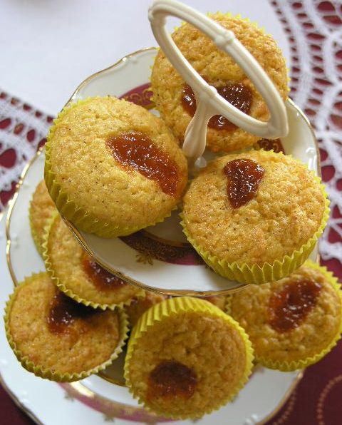 Mrkvovo jablkovo citrónové muffins