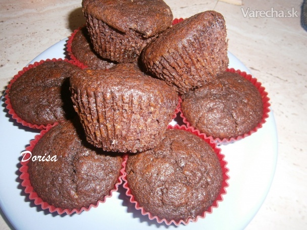 Muffiny z kyslého kozieho mlieka s čokoládou (fotorecept) recept ...
