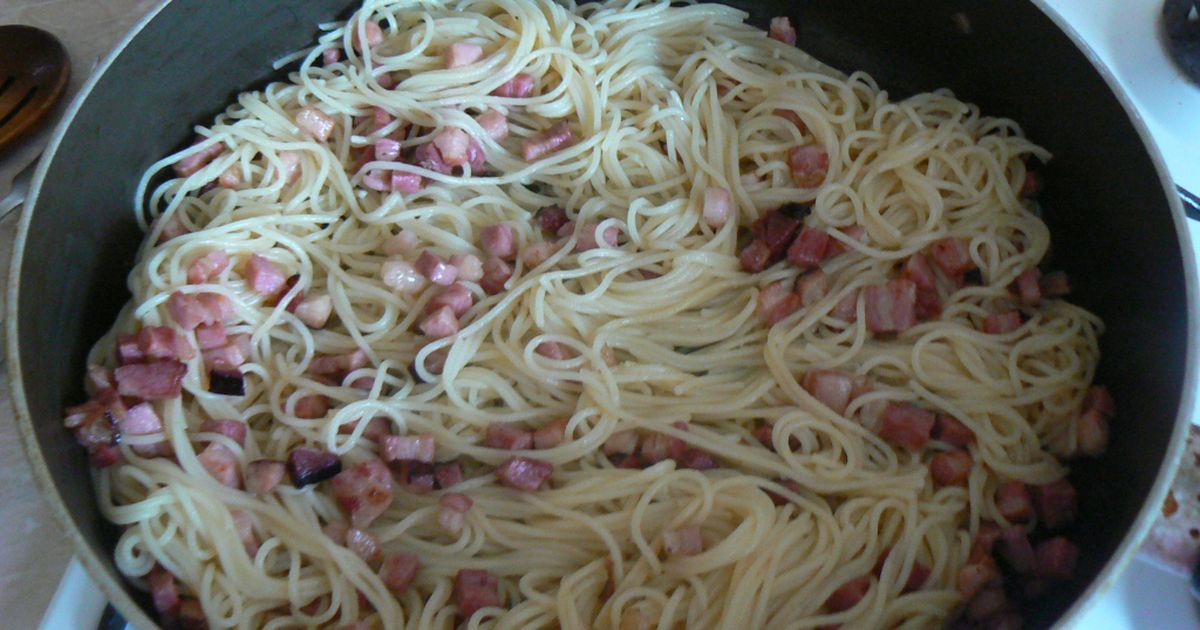 FOTORECEPT: Špagety Carbonara, fotogaléria 8 / 10.