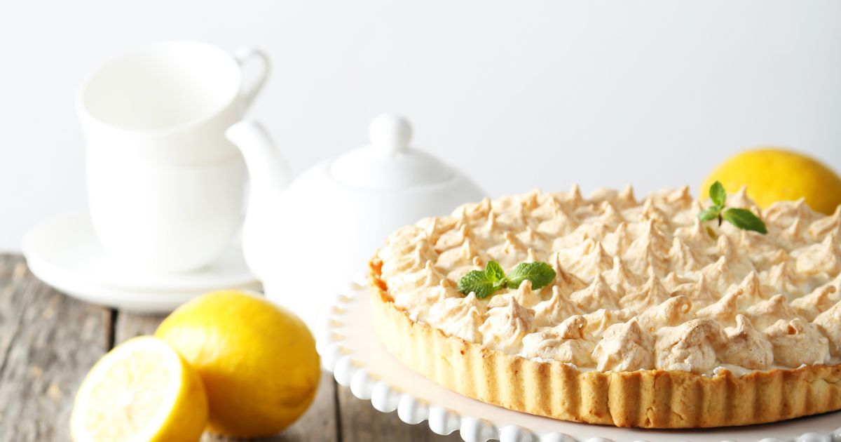 Citrónový koláč so snehom Lemon meringue pie, fotogaléria 1 / 1.