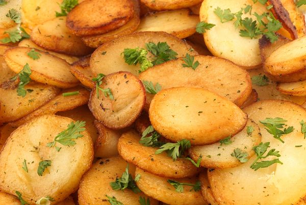 Pečené zemiaky s petržlenovou vňaťou