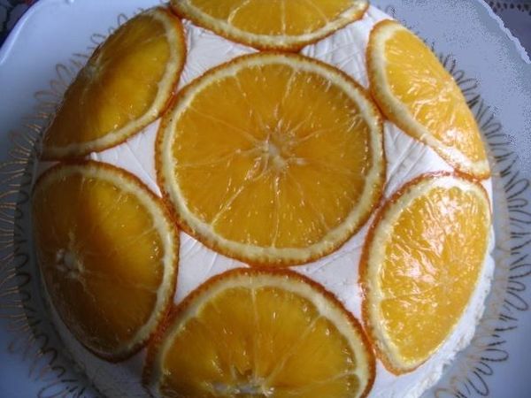 Fotorecept: Pomarančová torta