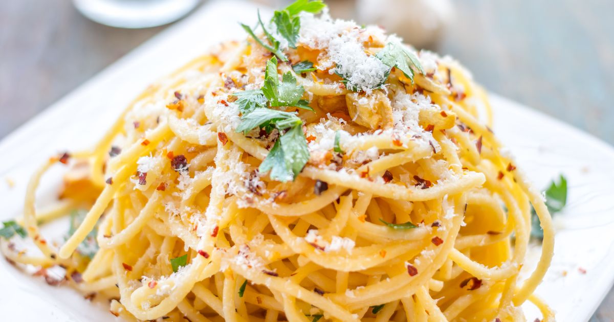 Špagety Aglio E Olio recept 20min.