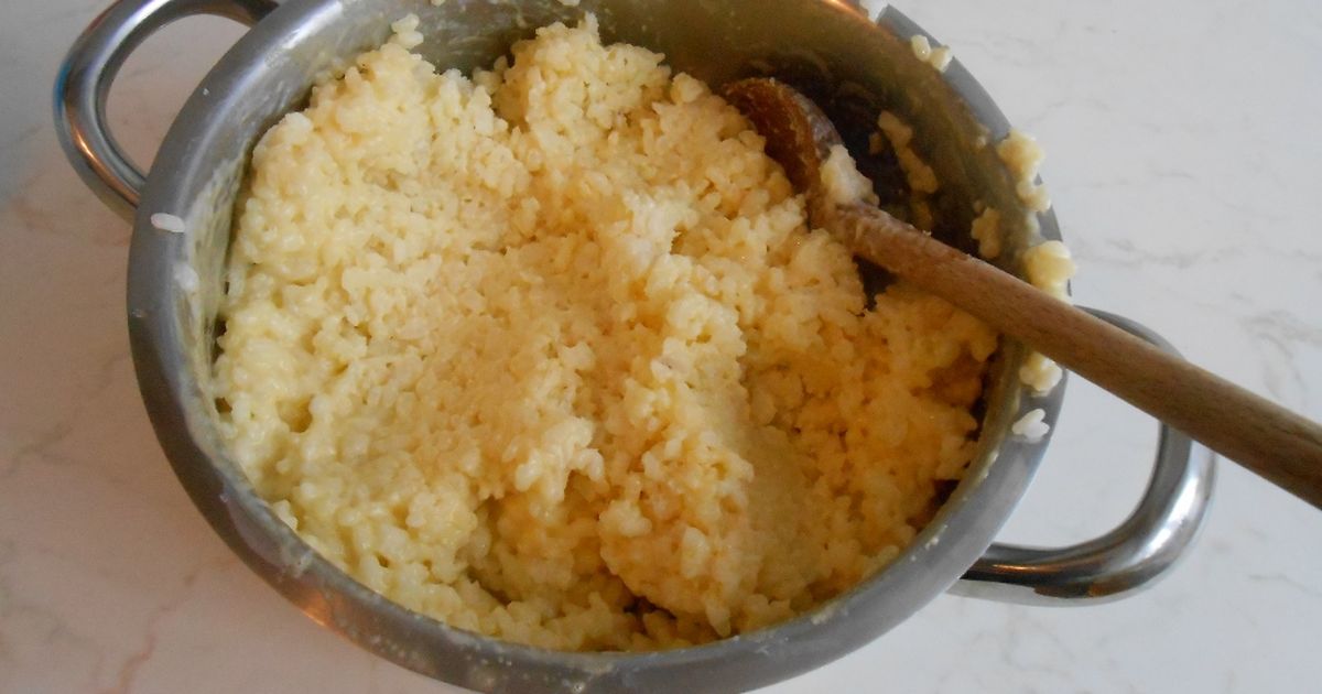 FOTORECEPT: Čerešňový ryžový nákyp, fotogaléria 3 / 7.