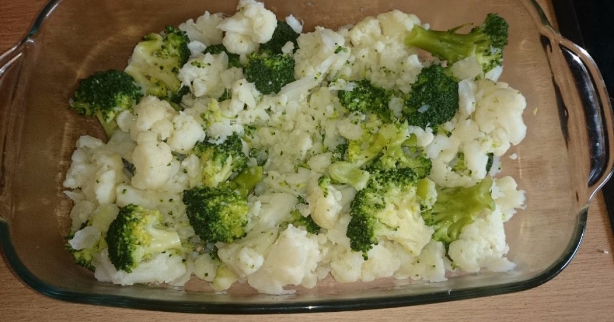Zapekaný karfiol s brokolicou a mozzarellou, fotogaléria ...