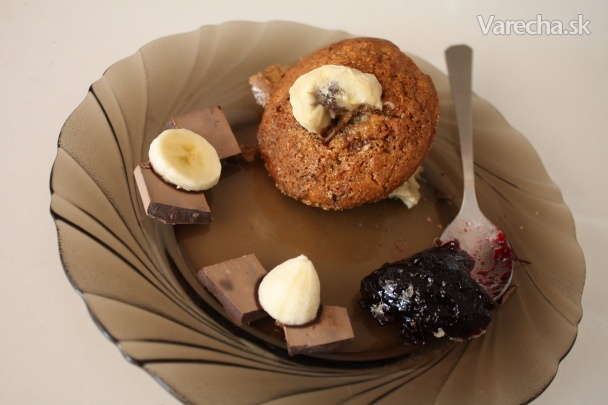Zdravé muffiny s čokoládou (fotorecept) recept