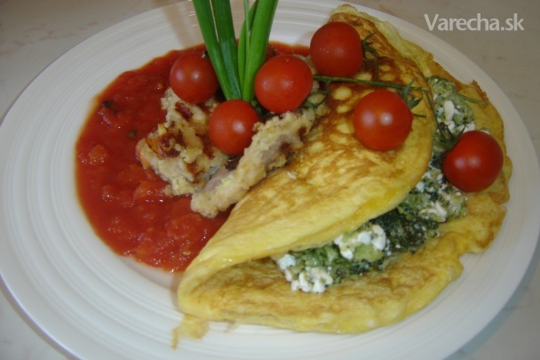 Omeleta s brokolicou recept