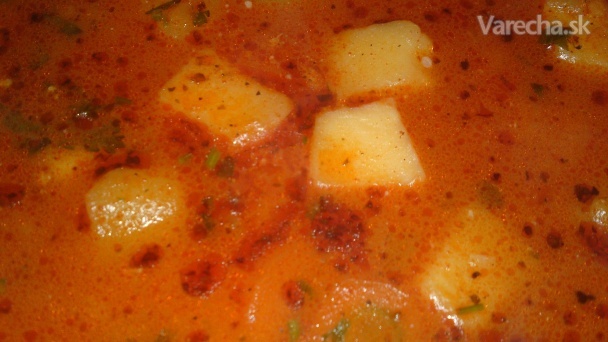 Maďarská zemiaková polievka (fotorecept) recept