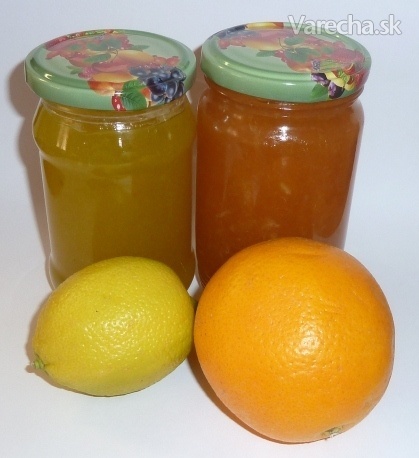 Cuketovo-pomarančový a cuketovo-citrónový džem recept ...