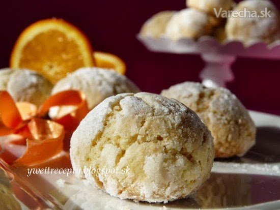 Kokosovo pomarančové crinkles (fotorecept) recept