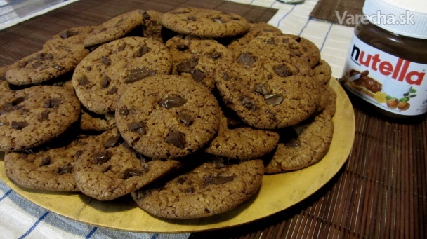 Nutellové cookies recept