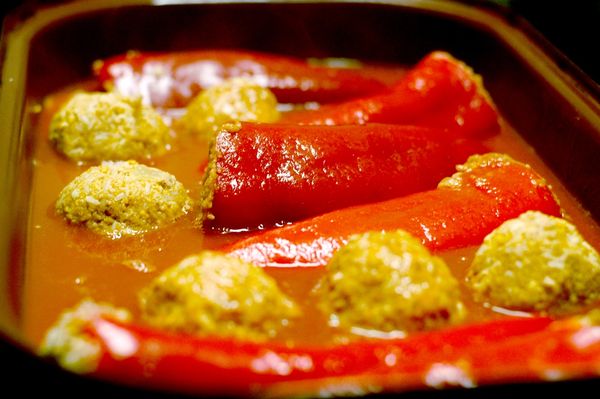 FOTORECEPT: Plnená paprika pečená v rúre