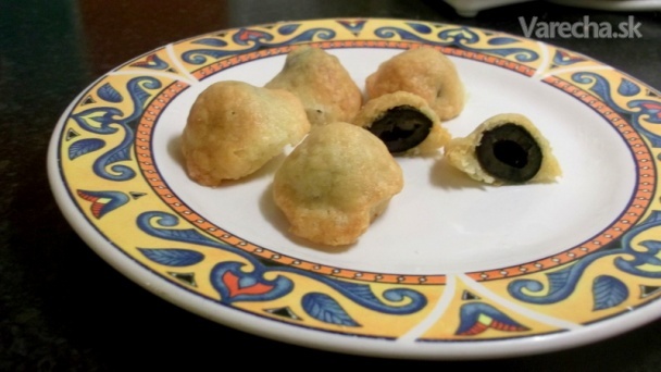 Cheddarové olivy recept