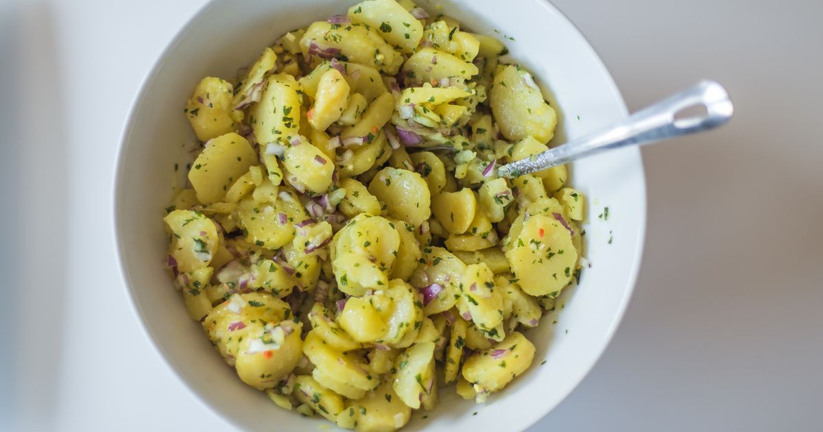Slovenský zemiakový šalát (bez majonézy) recept 40min ...