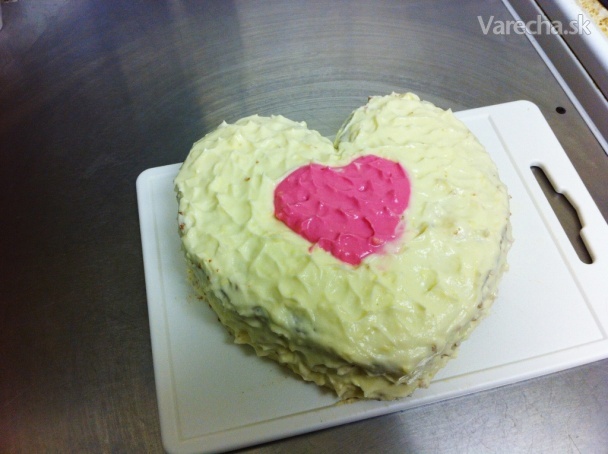 Valentínska torta recept