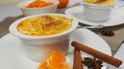 Zapečený tvarohový dezert bez lepku s mandarínkami recept ...