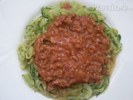 Boloňské cuketové špagety (fotorecept) recept