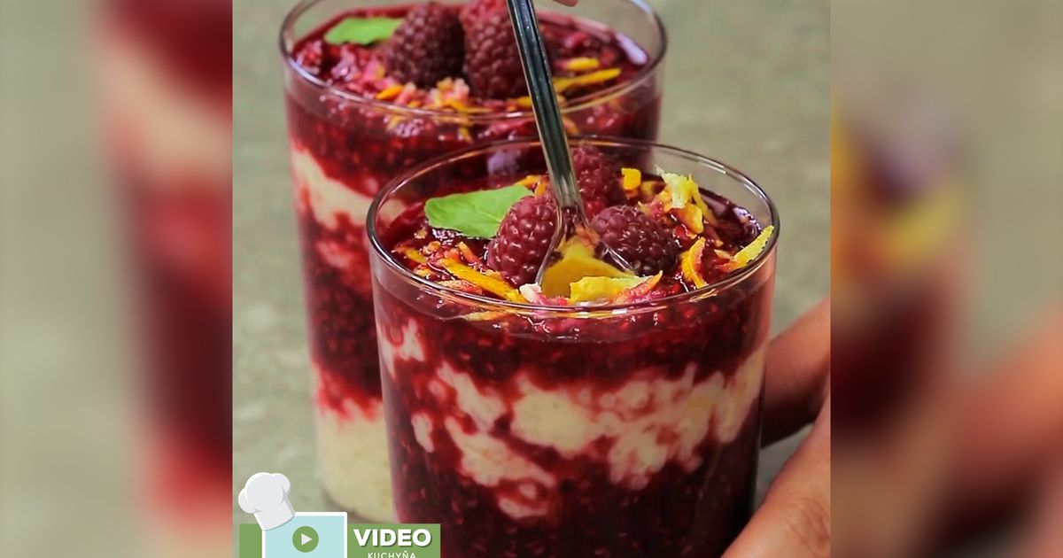 VIDEO KUCHYŇA: Ryžový puding s malinami recept 35min ...