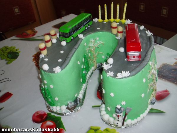 torta s autobusmi