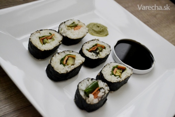 Vegetariánske sushi recept