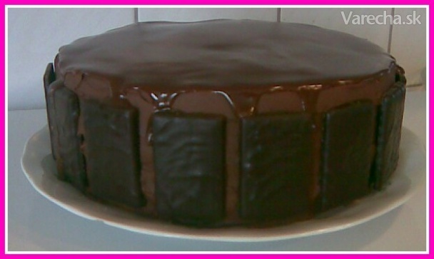 Torta s mentolovo-čokoládovým krémom