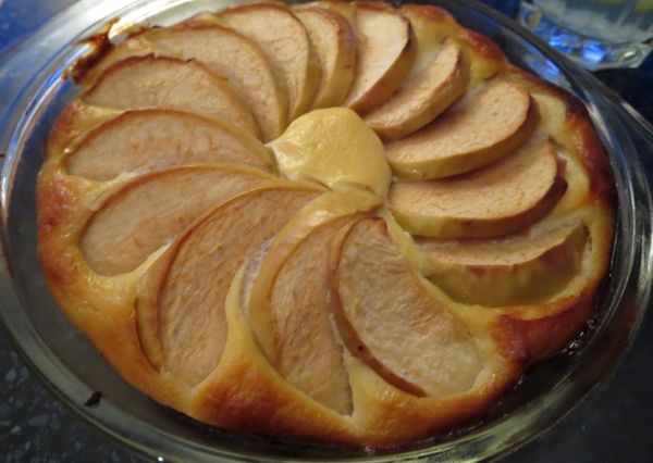 FOTORECEPT: Bezlepkový jablkovo-tofu koláč s fazuľovým základom