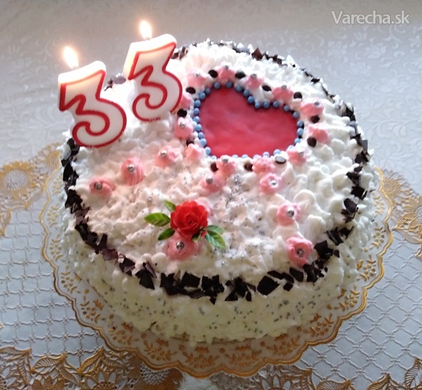 Karamelová torta k 33. narodeninám (fotorecept) recept