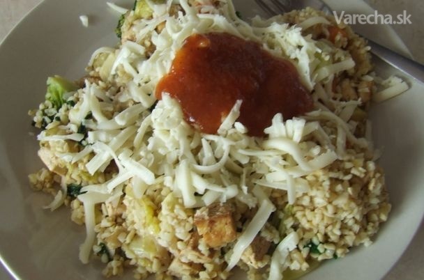 Bulgurové rizoto s tofu syrom recept
