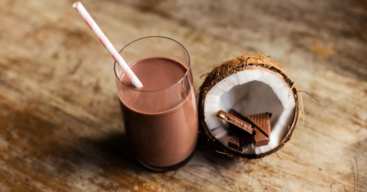Čokoládovo-kokosové smoothie recept 5min.