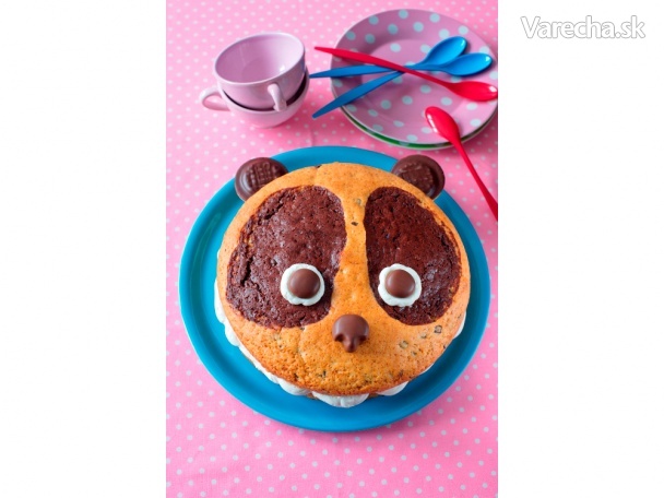 Torta panda pre deti recept