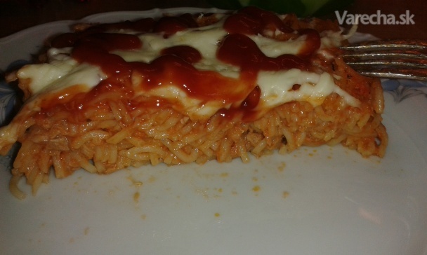 Zapekané tuniakové špagetti s mozzarellou (fotorecept) recept ...