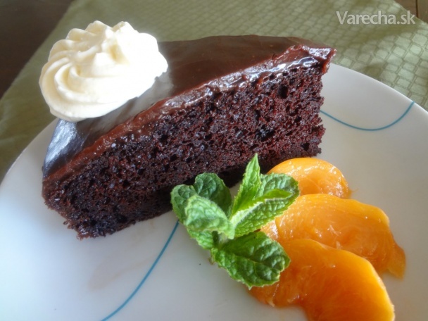 Kávovo-čokoládový koláč (fotorecept) recept