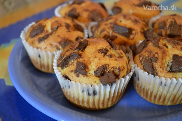 Tvarohové muffiny s čokoládou recept