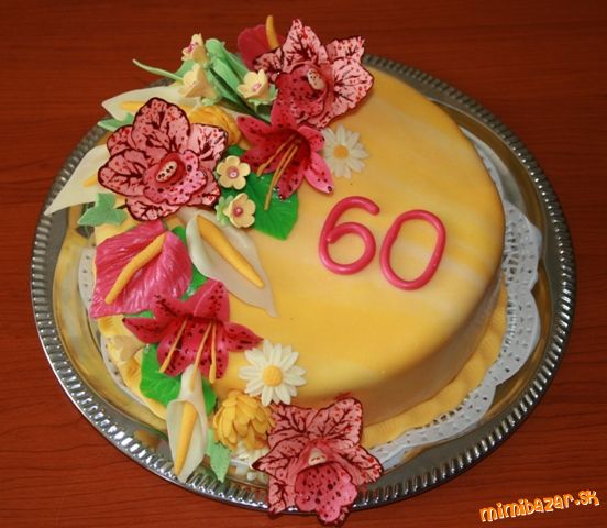 Torta k 60 narodeninám