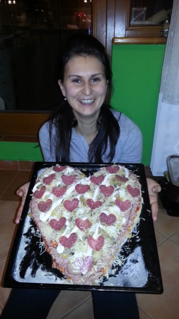 Valentínska pizza