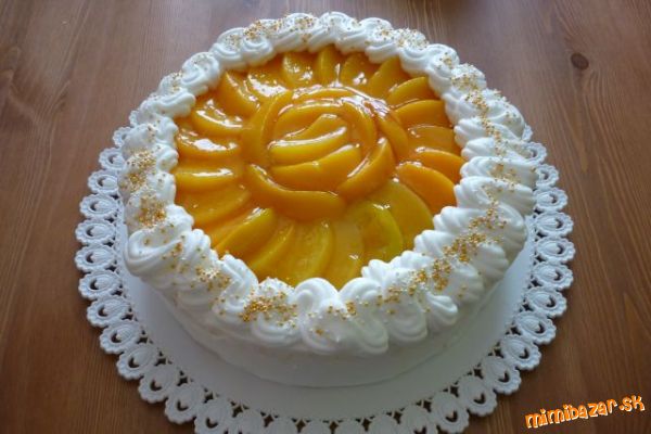 Tvarohová torta s ovocím jednoduchý postup zvládne aj ...