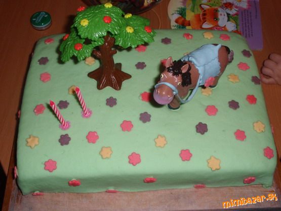 Puncova torta pre nasu malu konickarku k 2. narodeninam