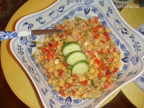 Cícerový šalát s hnedou ryžou a karí korením (fotorecept) recept ...